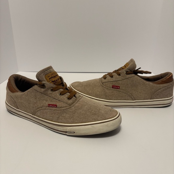 Levi's Men's Tan and Brown Shoes Size 14 - Picture 1 of 7